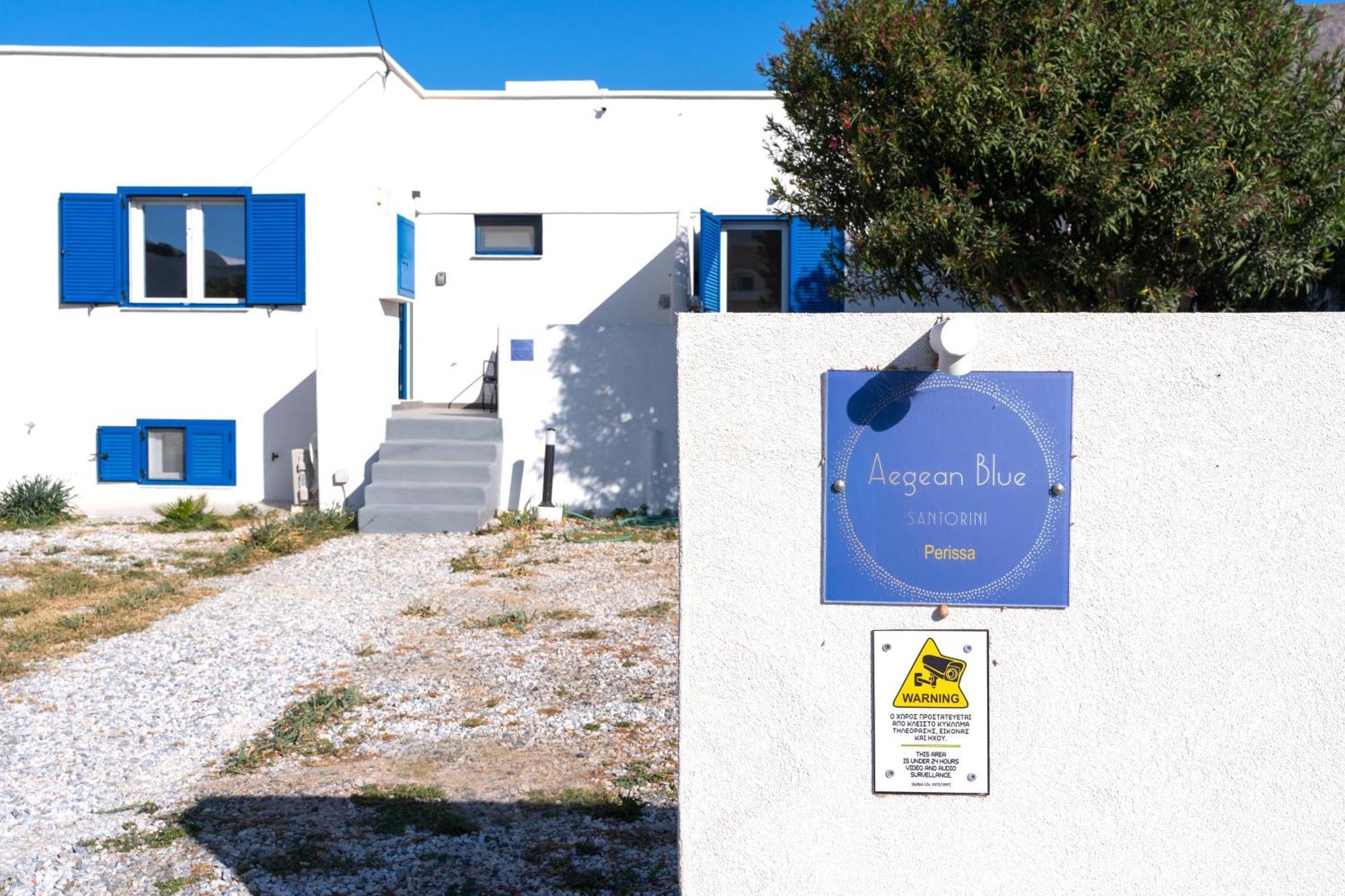 Aegean Blue Santorini Perissa 아파트 외부 사진